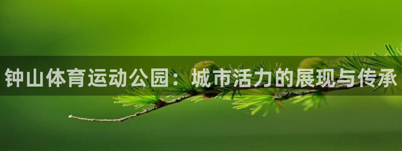 3377体育官网下载注册：钟山体育运动公园：城市活力